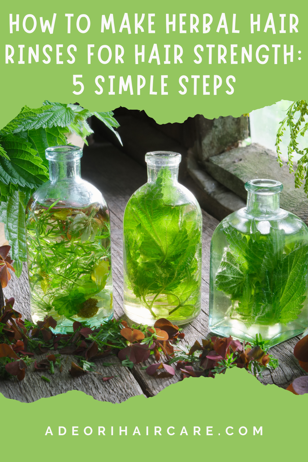 How to Make Herbal Hair Rinses for Ultimate Hair Strength