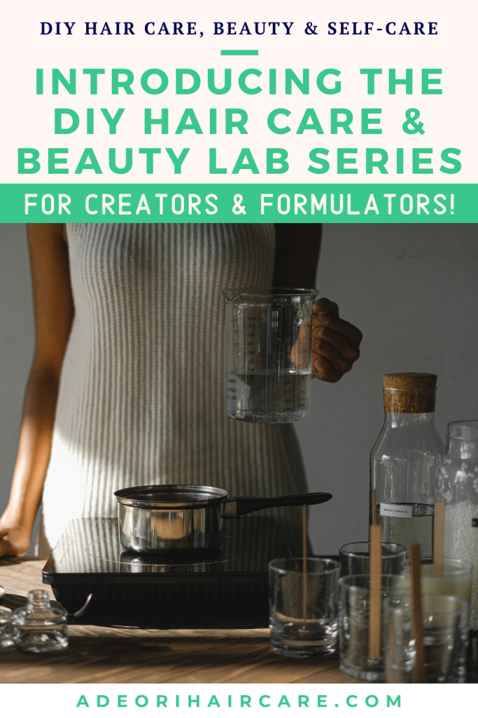 Introducing the DIY Hair Care and Beauty Lab Series, The Ultimate Tracker for Homemade Beauty Recipes