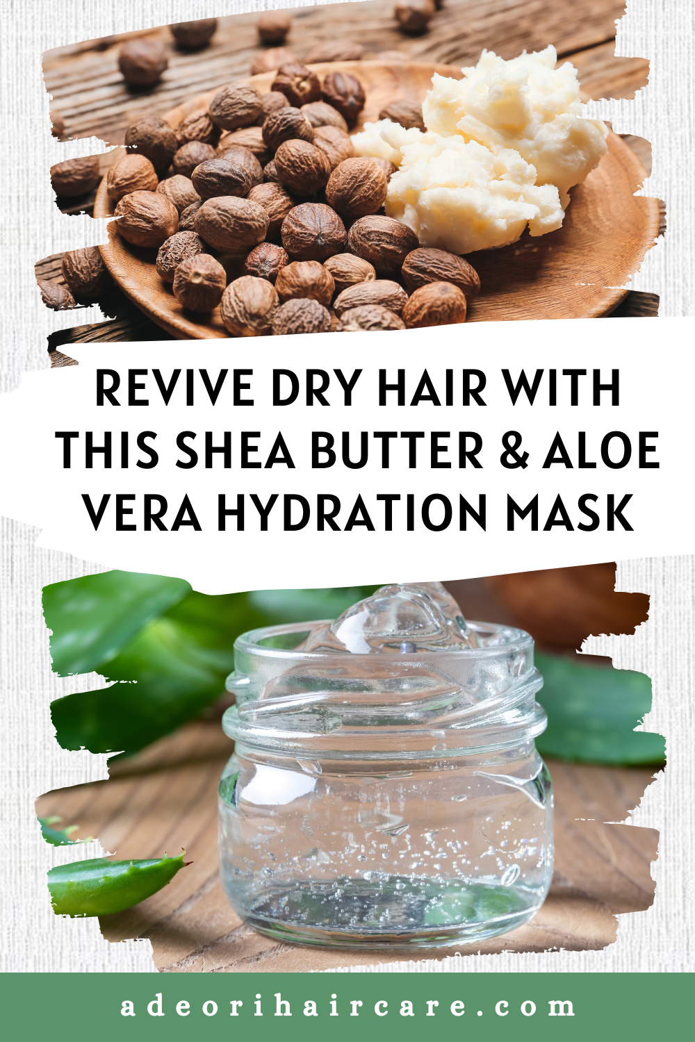 Simple Shea Butter & Aloe Vera Hydration Mask Recipe - Ade Ori Hair Care