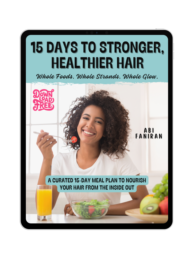 15 Days to Stronger, Healthier Hair Meal Plan 1