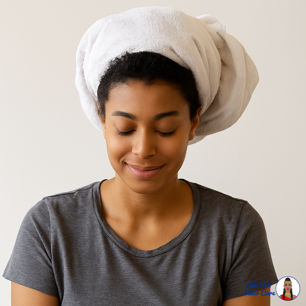 How To Do Plopping Method on Natural Hair