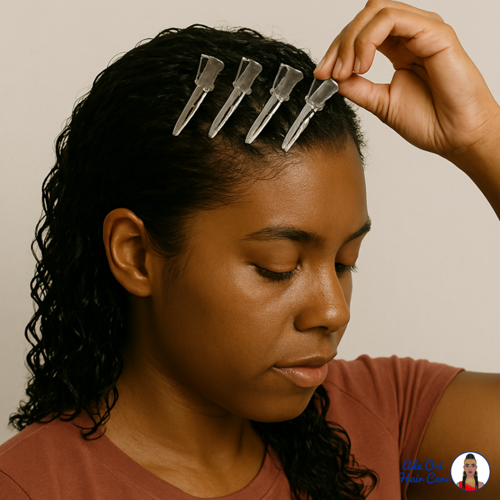 How To Root Clipping Method on Natural Hair