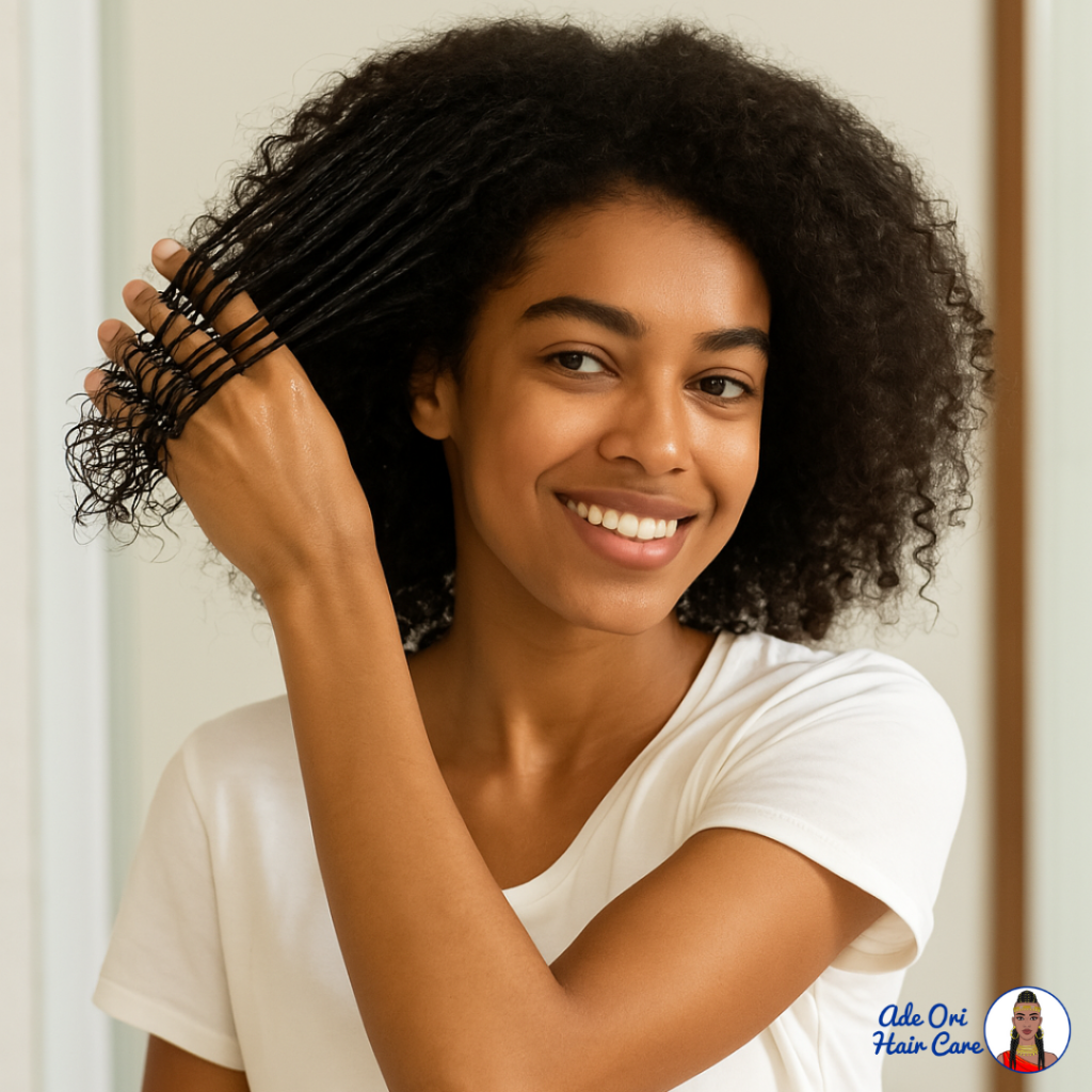 Raking Method on Natural Hair