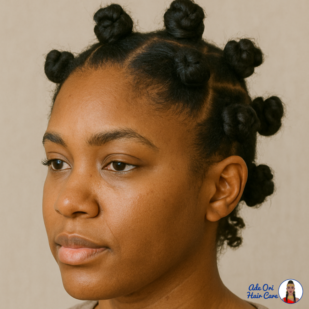 Stretch Set for Type 4C Hair, Bantu Knots