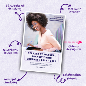 For Women who are just starting their transition from relaxed to natural hair